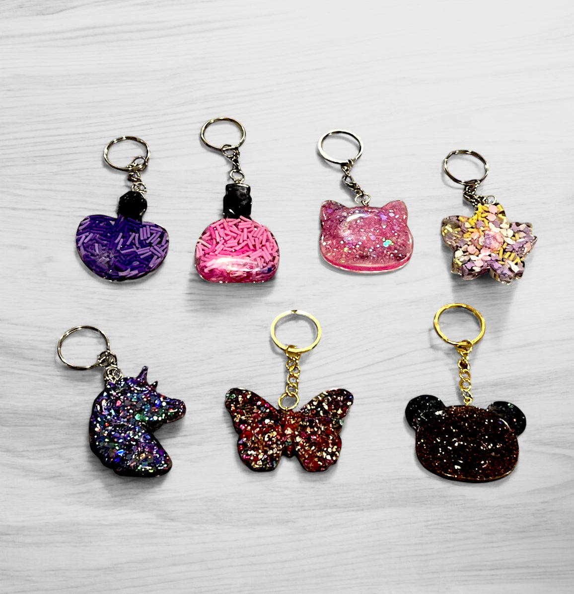 Handmade keychain collection  