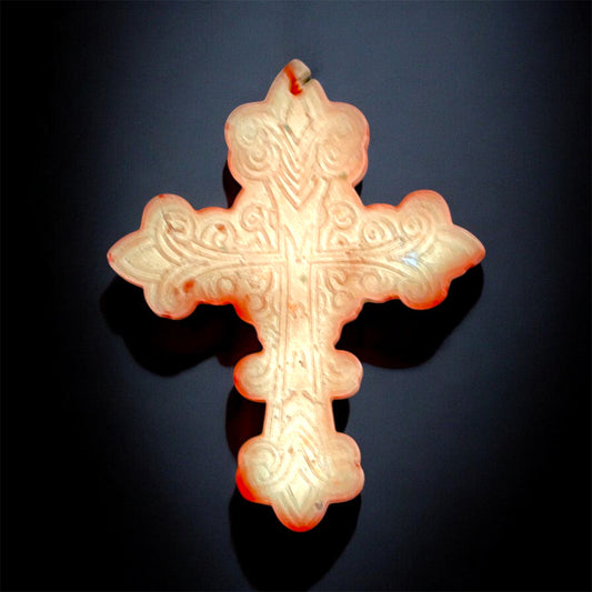 Handmade Glow in the Dark Cross Keychain | Faith Hope Love Resin Cross | Christian Gift | Religious Jewelry | Luminous Prayer Keychain